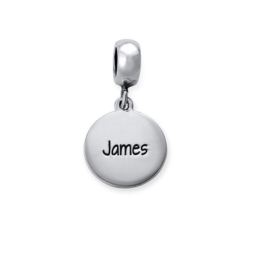 Disc Silver Charm