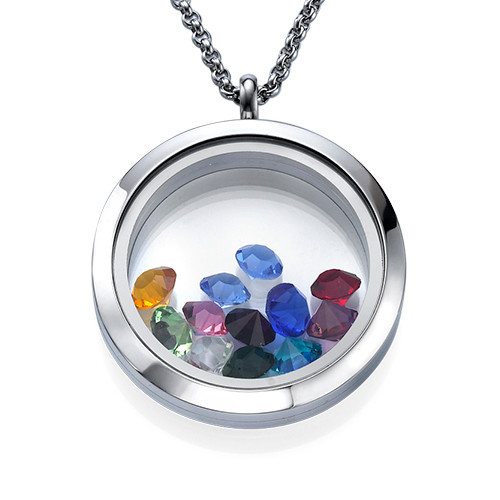 Birthstone Charms Floating Locket