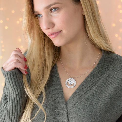 Grandmother / Mother Necklace in Sterling Silver