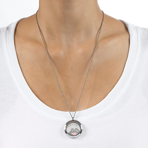 I LOVE YOU Floating Charms Locket