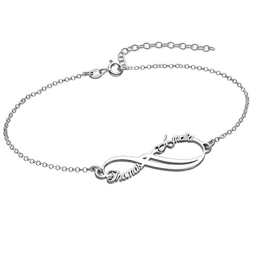 Infinity 2 Names Bracelet