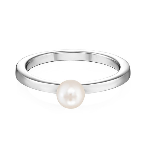 Sterling Silver Stackable Pearl Ring